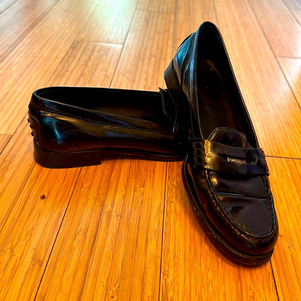 Tod’s penny loafers, circa 2005. Hardly worn, (too small for me)